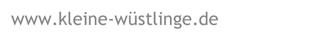 www.kleine-w&uuml;stlinge.de